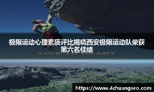 极限运动心理素质评比揭晓西安极限运动队荣获第六名佳绩